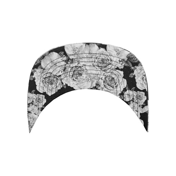Snapback Kasket - Flexfit - ROSES - Sort / Grå - 6 Paneler - One Size svart grå