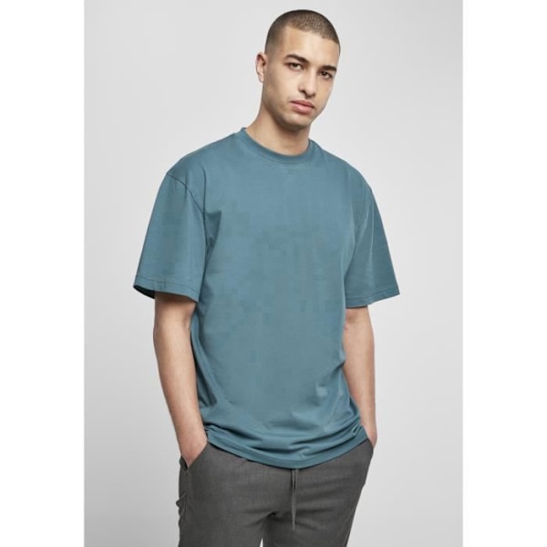 T-paita - URBAN CLASSICS - Pitkä - Sinipihka - Lyhyet hihat - Regular-malli Blå Anka M