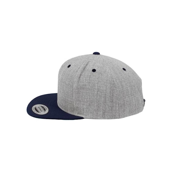 Baseball Cap - Flexfit - Mand - Grå/Rød - One size - 80% Polyakryl, 20% Uld grå/rød