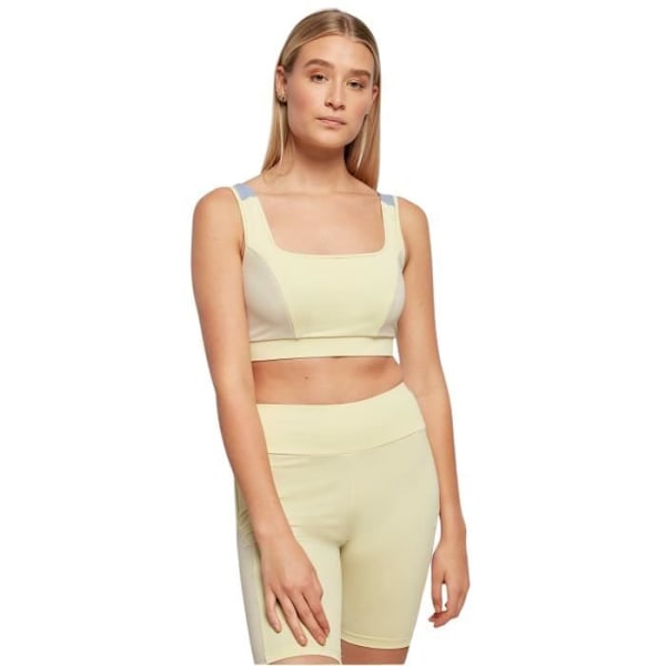 Brassière til kvinder Urban Classics Color Block - gul/grøn/rose - M gul/grön/rosa M