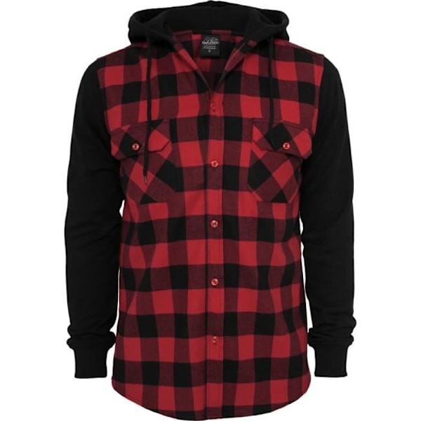 Urban Classics - HUPPARI Flanell Paita punainen - S - S