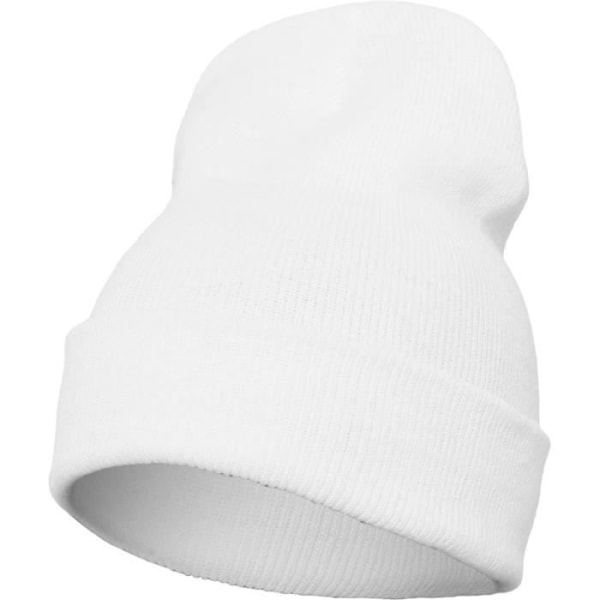 Keps - YUPOONG - Flexfit Heavyweight LÅNG - Vit - 100% akryl - Vinter Vit