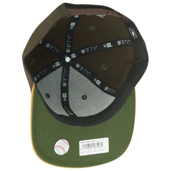 Snapback Caps Original-Fit - NEW ERA - Toronto Blue Jays - Farve valnød - 100% Polyester - Mand valnöt