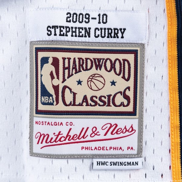 Koripallopaita - MITCHELL & NESS - Gs Warriors - Ste SMJYGS18169 - Valkoinen - Lyhythihainen - Unisex Vit M