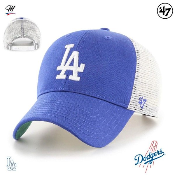 Lippis - 47 Brand - Los Angeles Dodgers - Royal - Mukava - Urheilutyylinen Kunglig