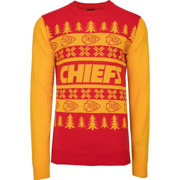 NFL Tiimien Ruma Neule XMAS Joulupaita Kansas City Chiefs XXL