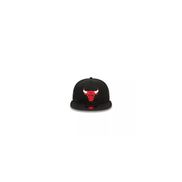 Lippalakki - NEW ERA - 9FIFTY Chicago Bulls - Musta - Suora lippa - Snapback Svart M/L