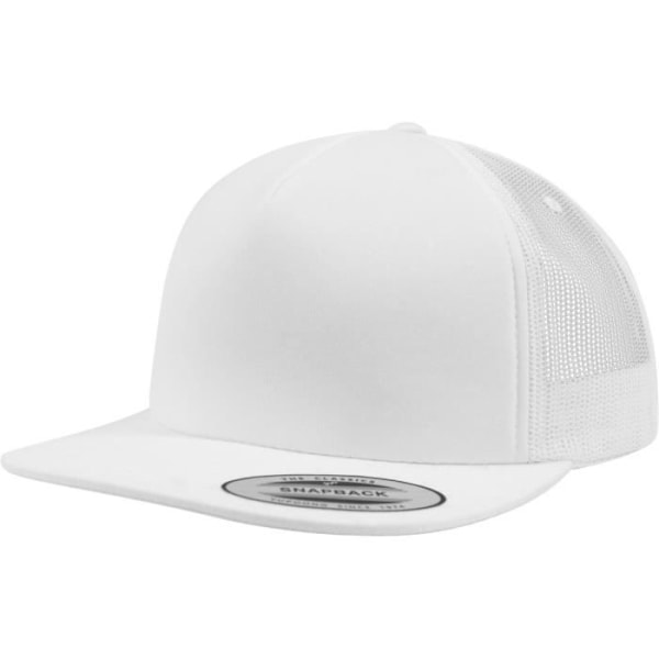 Trucker Snapback - Flexfit - VAHA - Valkoinen - 100% Polyesteri - Yksi koko hvid
