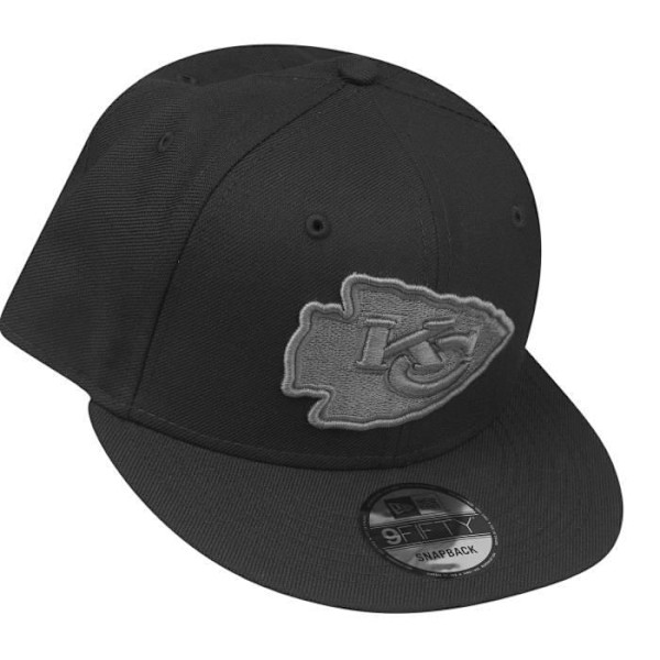 Snapback kasket New Era 9Fifty - Kansas City Chiefs sort - Mand - 100% uld svart