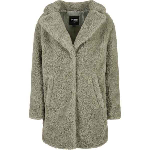 Manteau Sherpa Oversize Dame - Urban Classics - Grøn Grøn M