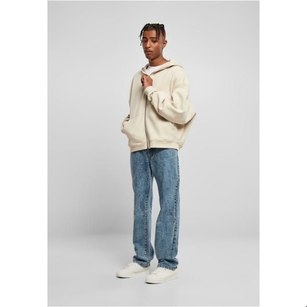 Hættebluse - Urban Classics - 90'erne - Beige - Lange ærmer - Kængurupose äggskal jag
