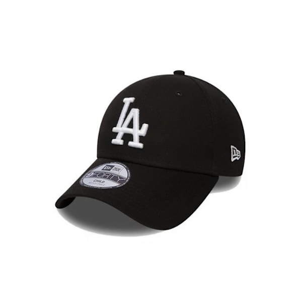 Børnekasket - New Era - Los Angeles - Sort - Broderet LA Dodgers-logo - Justerbar Sort hvid
