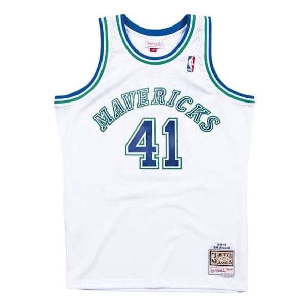 Basketbolltröja - Dallas Mavericks - Swingman - Vit - Vuxen - Utan ärmar vit/vit M