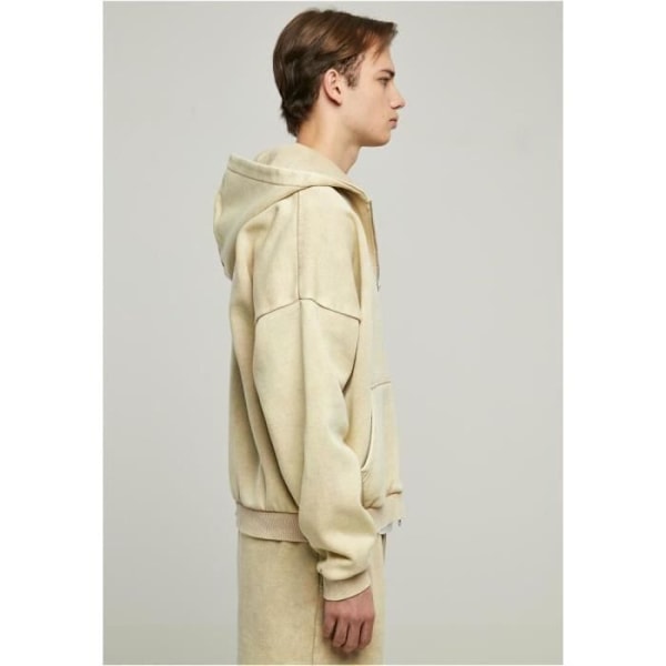 Urban Classics 90-tals Heavy Sand Washed Zip Hoodie unionsbeige XL