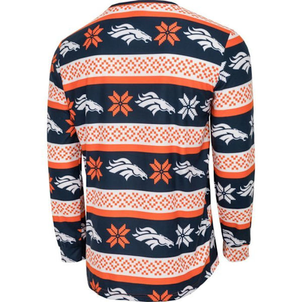 NFL-hold Vinter JULE Pyjamas Sæt skjorte og bukser Denver Broncos M