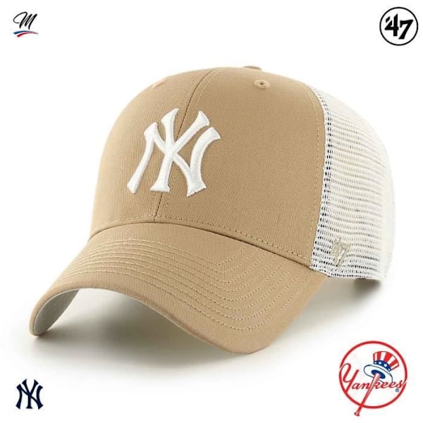 Casquette MLB New York Yankees 'Branson MVP' - B-BRANS17CTP-KHC - Sort - Voksen - Unisex - Sportswear