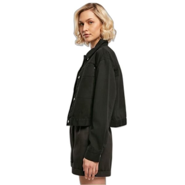 Kort denimjakke til kvinder Urban Classics Boxy Worker - sort - XS Svart XL