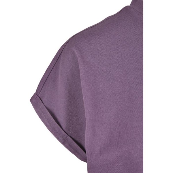 Naisten T-paita - Urban Classics - Leikattu - Violetti - 100% puuvillaa - Lyhyet hihat lila XL