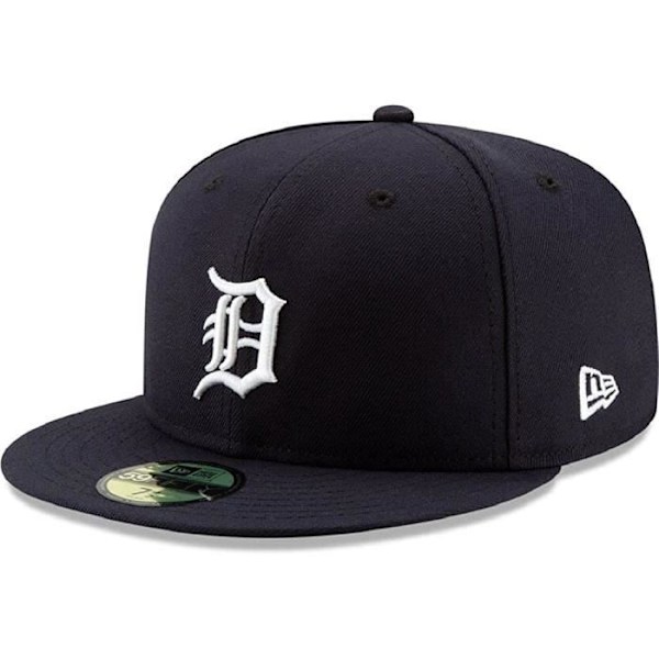 New Era Detroit Tigers Navy 59Fifty bomullsmössa för vuxna - Sportkläder Blå 62 cm
