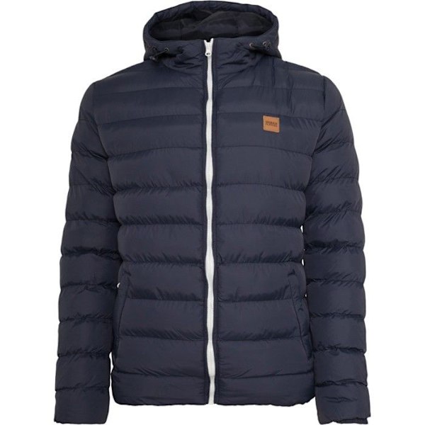 Parka - Urban Classics - Basic Bubble - Dunjakke - Hætte - 2 Lomme på siden marinblå/vit/marinblå S