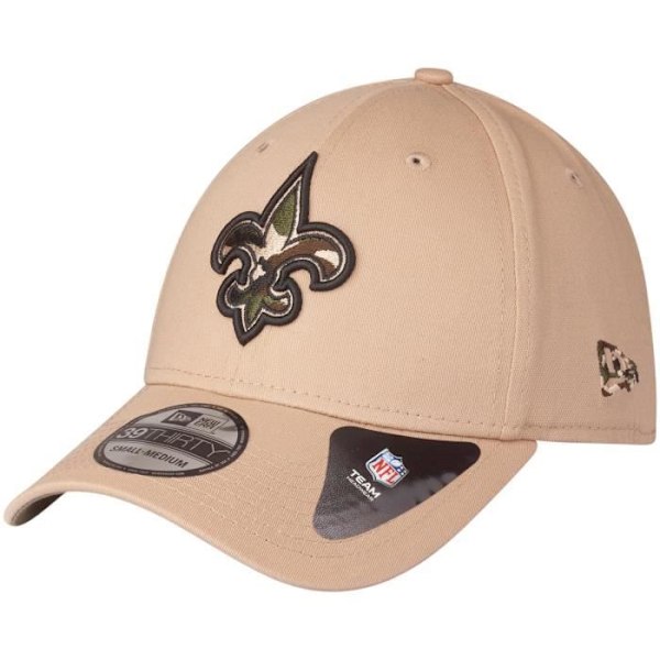 Casquette 39THIRTY - New Era - NFL LAG - Beige - Kamouflage Trä - Stretch Fit New Orleans Saints M/L