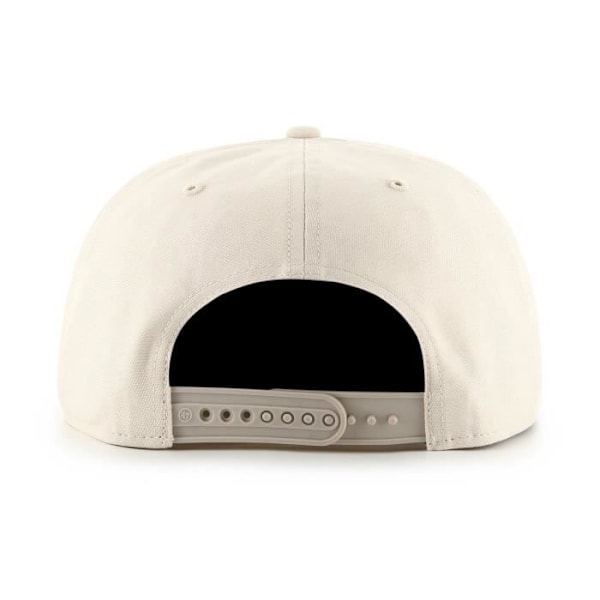 Snapback Kasket Captain - 47 Brand - New York Yankees - Hvid og Sort - 100% bomuld Svart