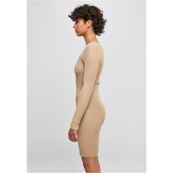Urban Classics naisten leikattu neulemekko Unionbeige M