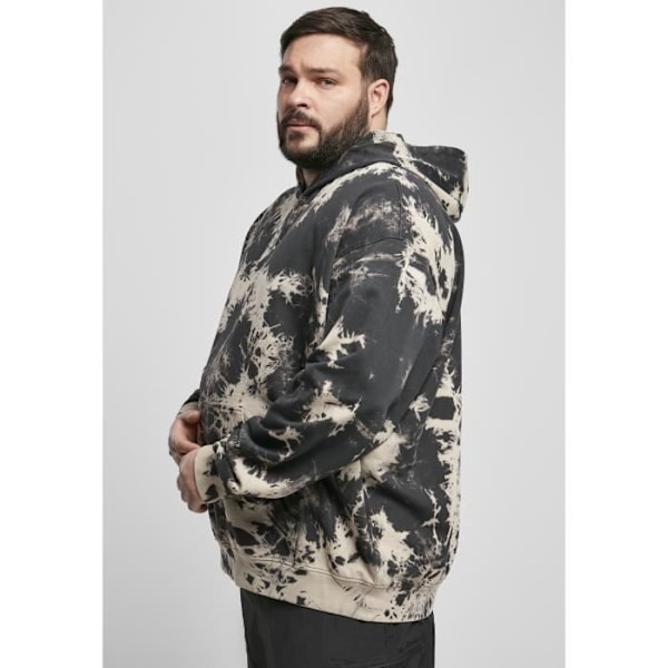 Sweat med hætte Urban Classics bleached - sort - L sort S