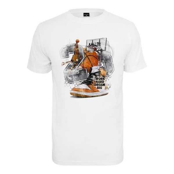 Mister Tee vintage ballin t-shirt - vit Vit S