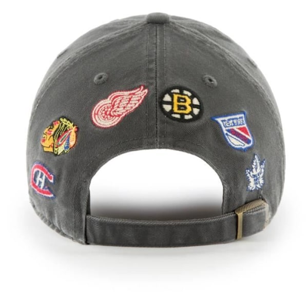 47 Brand Justerbar Kasket - HENRICK Original Six charcoal