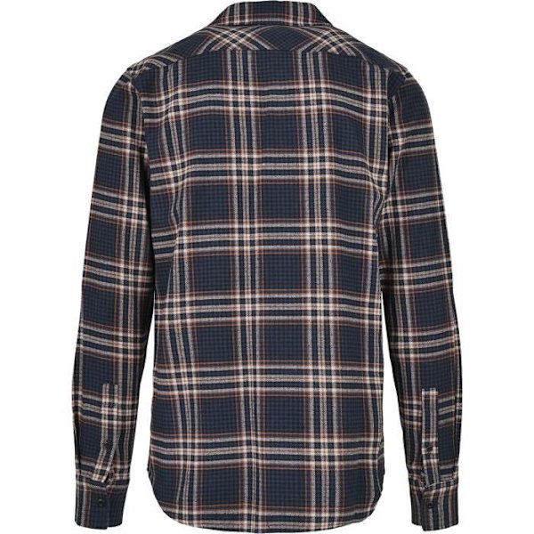 Chemise À Carreaux Campus - URBAN CLASSICS - Mand - Blå/Rød - Lange Ærmer - Standard Pasform Blå röd jag