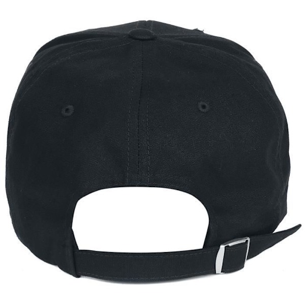 Flexfit 6-panel buet metal snap cap i sort bomuld sort