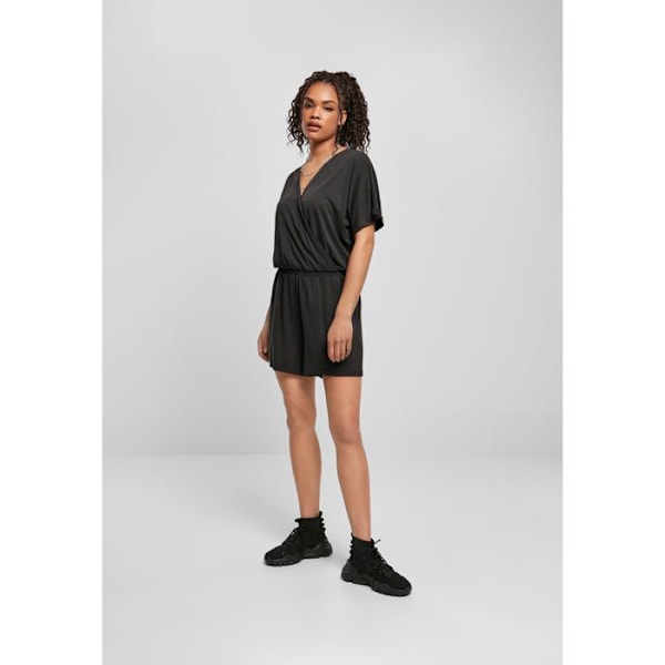 Combishort dame - Urban Classics - Modal - Sort - Store størrelser - Behagelig svart XXXXL