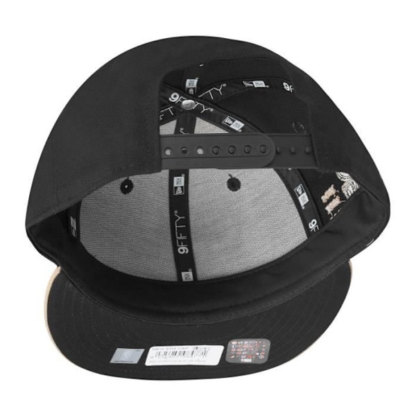 Snapback-keps New Era 9Fifty - CHAMPS Chicago Bulls svart - 100% polyester - Herr Svart