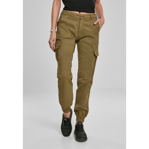 Cargo bukser til kvinder - Urban Classic - Høj talje - Sort farve - Optimal komfort - Streetwear stil sort 28
