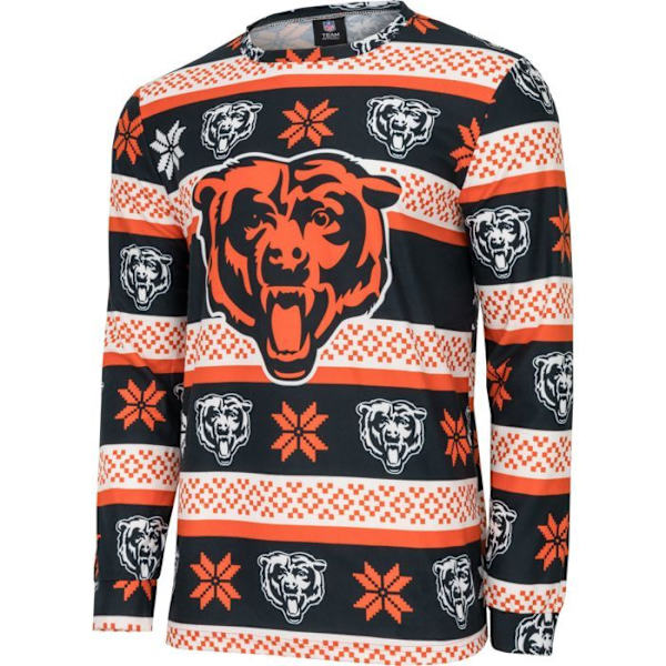 NFL-hold Vinter JULE Pyjamas Sæt skjorte og bukser Chicago Bears jag