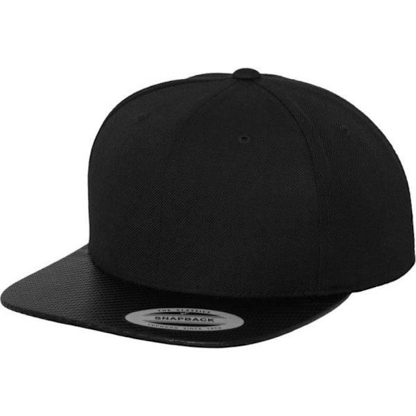 Snapback-cap - Flexfit - KUL - Sort - 6 paneler - Urban stil sort