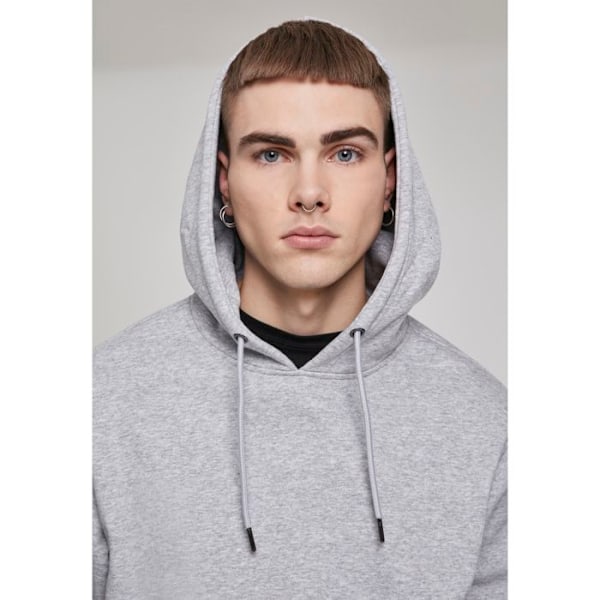 Huppari - Urban Classic - Perus Terry - Harmaa - Pitkät hihat - Kangaroo-tasku grå M