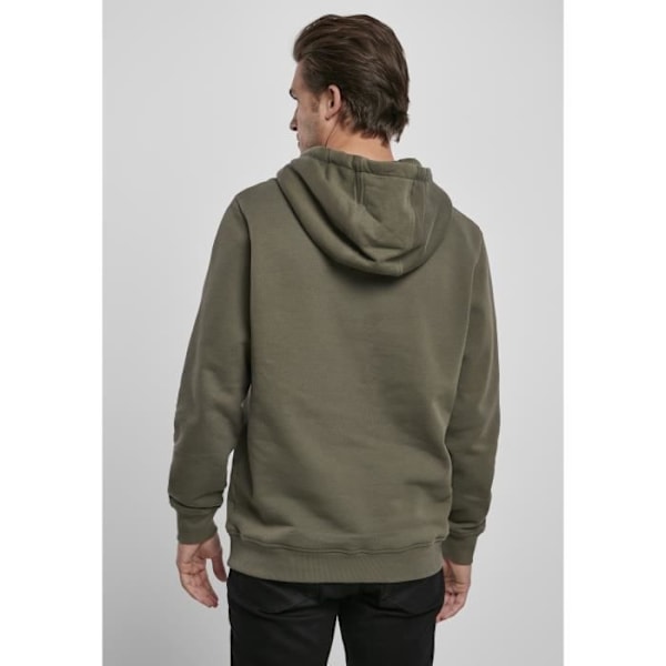 Huppari - Urban Classics - Luonnonmukainen Perustuote - Värinä Oliivi - Pitkät Hihat - Unisex Oliv jag