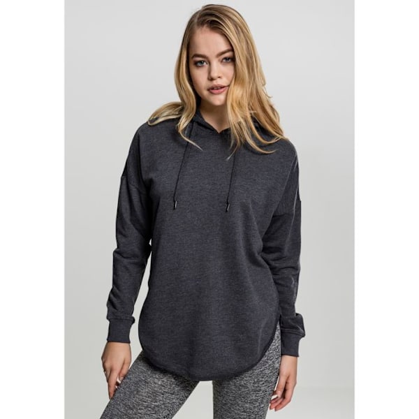 Huppari - Urban Classics - Ylisuuri - Tummanharmaa - 60% Puuvilla - 40% Polyesteri mörkbrun XS
