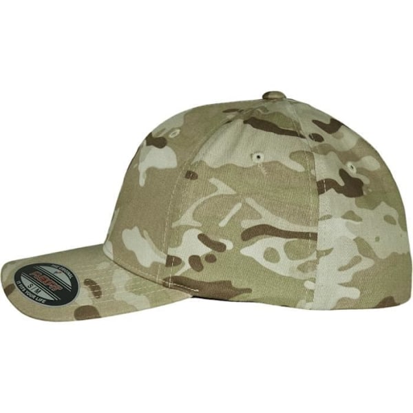Casquette Flexfit Stretchable Multicam - FLEXFIT - kamouflage - Khaki camo - Vit - Herr - Sportkläder Kakhi kamouflage S / M