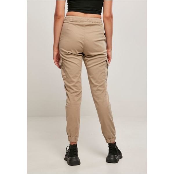 Jogging cargo komfortabel høj talje dame Urban Classics beige M