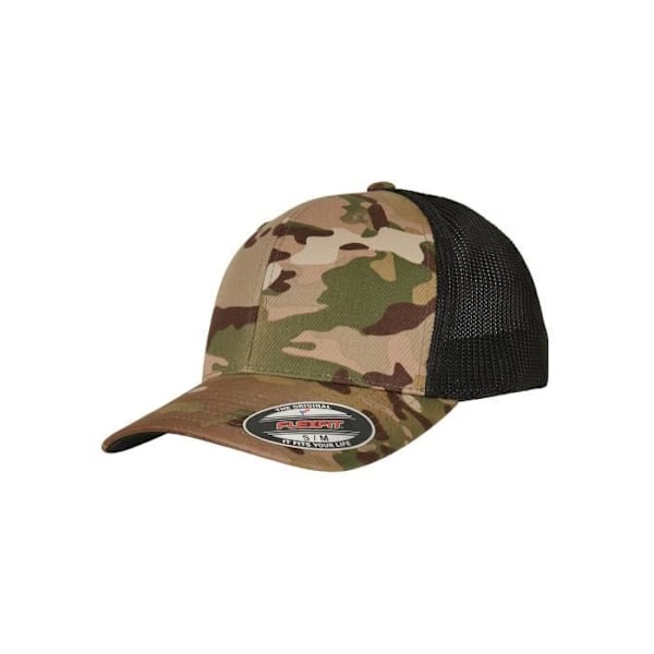 Casquette Trucker - Flexfit - Multicam - Gennemsigtig mesh - Optimal pasform - Urban stil Multicam S / M