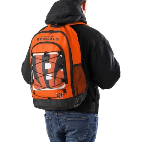 Rygsæk - FOCO - Cincinnati Bengals - 100% Polyester - 45x35x15 cm - 25L opbevaring