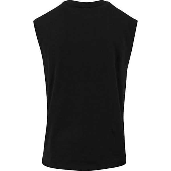 Hihaton paita - URBAN CLASSICS - AVOIN REUNA - Musta - 100% puuvilla - Suora leikkaus sort XXL