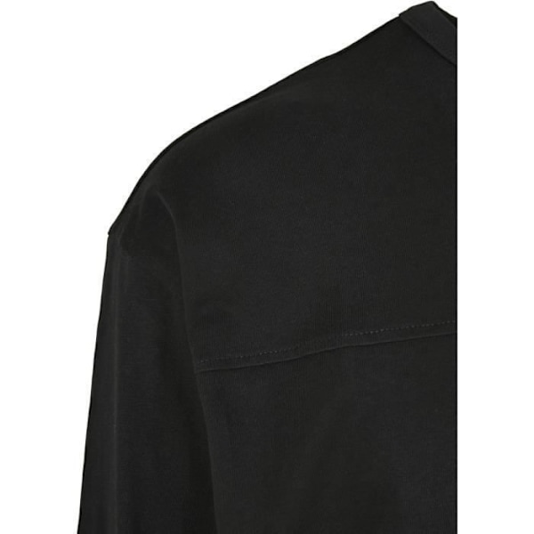 Pitkähihainen T-paita - Urban Classics - Musta - Luomupuuvillaa - Oversized - Pyöreä kaula-aukko Svart S
