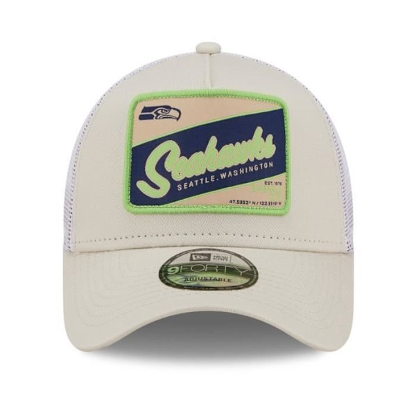 Truckerkeps A-Frame - New Era - Seattle Seahawks - Vit - Herr - Vår / Sommar stenbeige