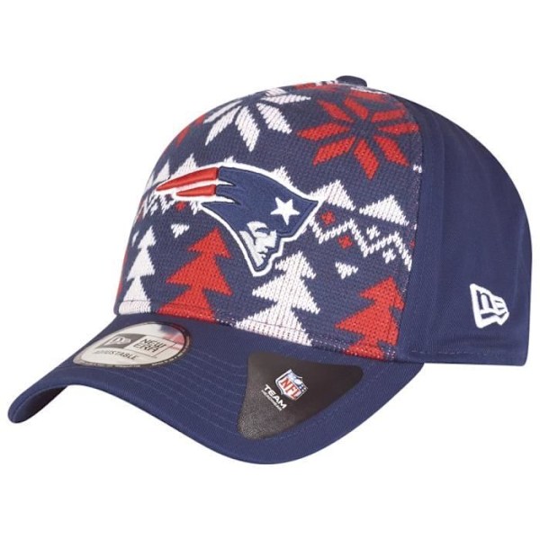 Trucker Cap - New Era - New England Patriots - Julemotif - Justerbar Snapback - Vinter