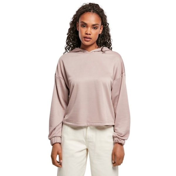 Hætte sweatshirt - Urban Classics - Modal Terry - Duskrose - Størrelse plus - Dame skymros XXXXXL
