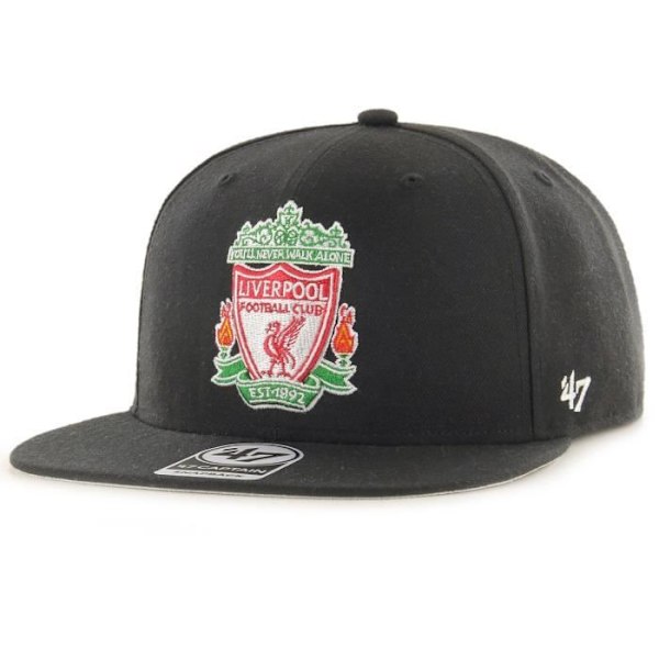 Basebollkeps - 47 BRAND - FC Liverpool svart / röd - 100% ull - Man svart röd